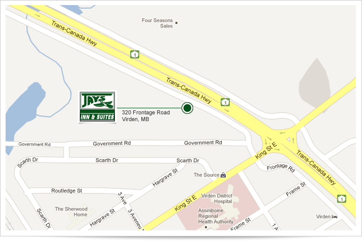 Jays Inn & Suites Location